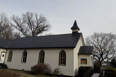 MT ZION BAPTIST CHURCH AND SCHOOL HOUSE METAL ROOF