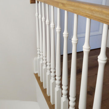 103_Classic Staircase with Stunning Handcrafted Oak Railing System, Aldie VA 201