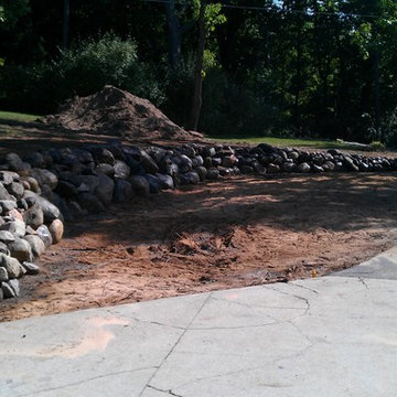 Retaining Wall and Turnaround Area