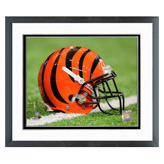 Bengals Helmet T-Shirt by Harrison Ma - Fine Art America