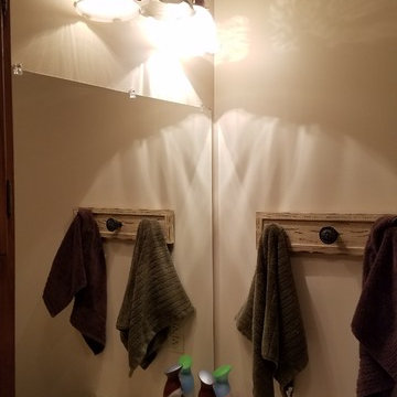 Rustic hall bath remodel