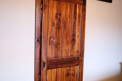 Inspiration for a timeless gender-neutral carpeted walk-in closet remodel in Austin