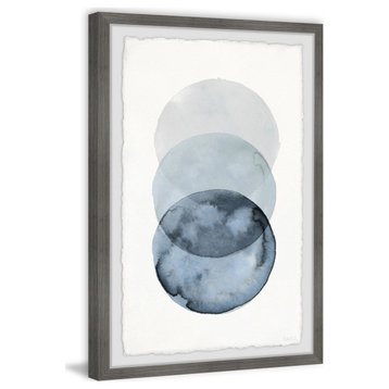 "Circles Overlap" Framed Painting Print, 16"x24"