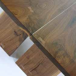 Walnut Live Edge Table - Dining Tables