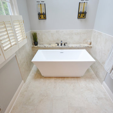 Beautiful Master Bathroom Remodel, West Chester PA, Designed by Steve Vickers