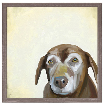 "Best Friend - Sweet Old Dog" Mini Framed Canvas by Cathy Walters