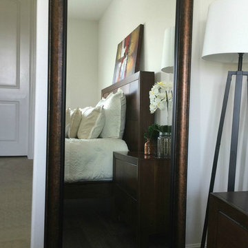 Tuscan Bronze Black Full Floor Framed Mirror