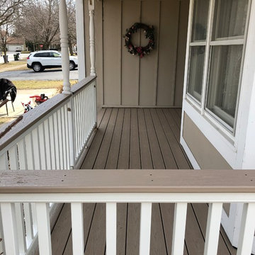 Deck builder near me- Front Porch Trex Transcend
