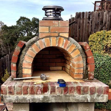 The Lyford Family Wood Fired Brick Pizza Oven in California