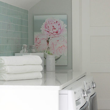 Farmhouse Laundry Room in Barrington Hills