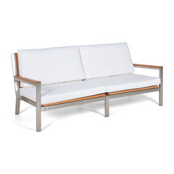 Wintons Teak Abacus SS Sofa - Outdoor Lounge Furniture