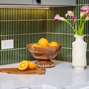 Winnemac Kitchen Remodel: Serene Green Interior