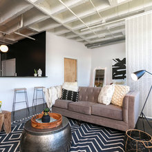 stained concrete floor