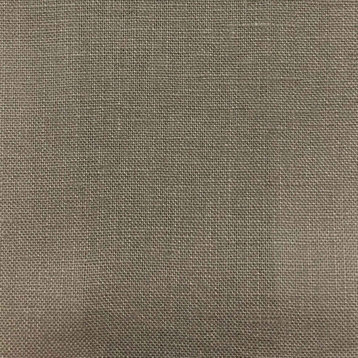 Brighton Linen Drapery Fabric, Gray