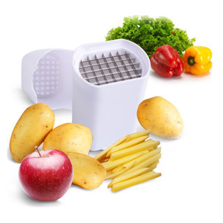 Electric French Fry Cutter with 6mm 9mm 13mm and 8-Wedge Blade