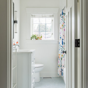 Coastal Blues Small Bathroom