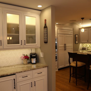 Farmhouse Kitchen Remodel | Rich Wood Accents & Expanded Chef’s Layout
