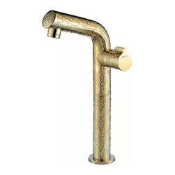 Ti-PVD Finish Solid Brass Bathroom Sink Faucet T0435H - Bathroom Sink Faucets
