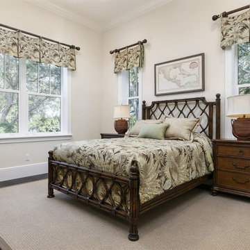 Coastal inspired estate sited on over one acre on Lake Butler in Windermere
