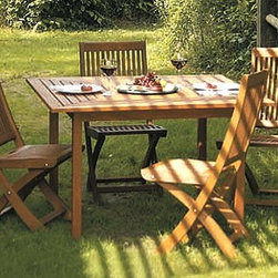 Eucalyptus Square Dining Table - Outdoor Dining Tables