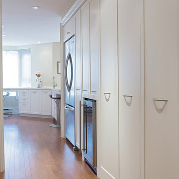 Cloud white downtown condo