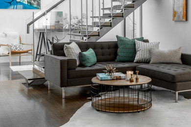 Living room - modern living room idea in Other