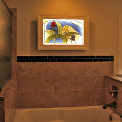 Lillies Douglas - Stained Glass Panels