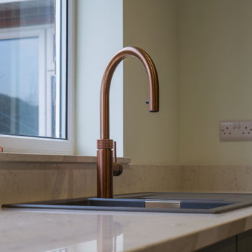 Green Shaker Kitchen in Winshill