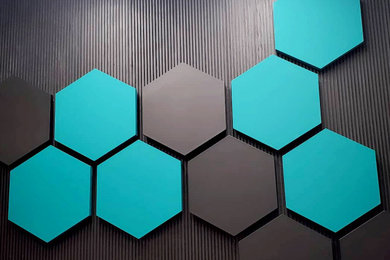 Hexagon Accent/Feature Wall