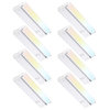8 Pack 12" 3CCT Swivel LED Under Cabinet Light, Dimmableand Linkable