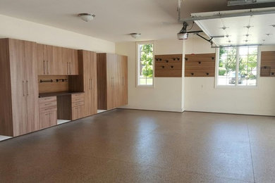 Garage Epoxy Flooring + Storage