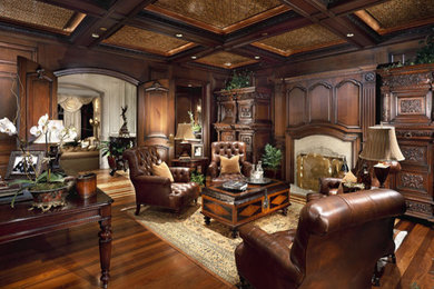 Living room - traditional living room idea in Orange County