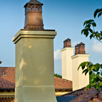 European Copper Chimney Pots