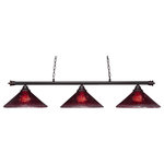 Toltec Lighting - Toltec Lighting 373-DG-716 Oxford - Three Light Billiard - Assembly Required: Yes Canopy Included: YesShade Included: YesCanopy Diameter: 12 x 12 xWarranty: 1 Year* Number of Bulbs: 3*Wattage: 150W* BulbType: Medium Base* Bulb Included: No