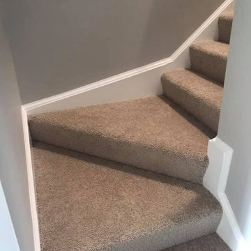 Stairway Carpet Installation