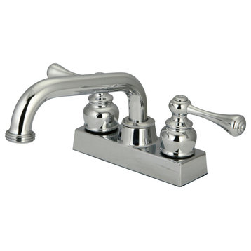 Kingston Brass KB2471BL 4�in.�Centerset�2-Handle�Laundry Faucet, Polished Chrome