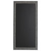 Wyeth Framed Magnetic Chalkboard Wall Organization Board, Gray