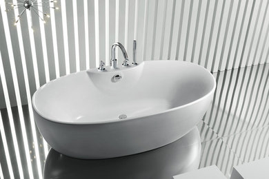 Example of a trendy bathroom design in Delhi