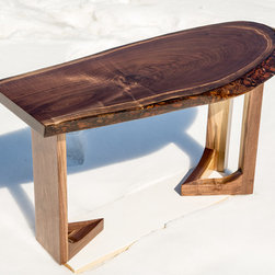 Handcrafted Walnut Condo Coffee Table - Coffee Tables