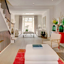 upstairs