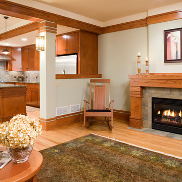 Prairie town house.