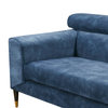 Hayes RAF 2 Piece Modular Sectional Chaise Sofa, Imperial Blue