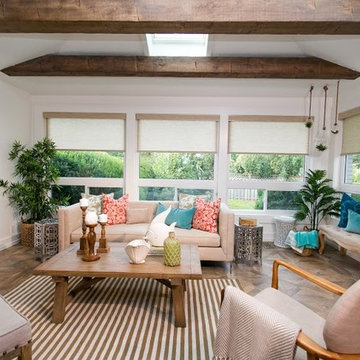 Boho Beach Sunroom Addition