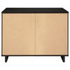 Granville 38.18" Modern Standard Dresser, Black