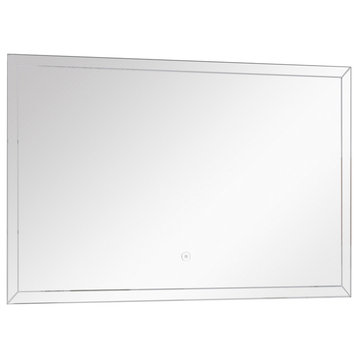 Transolid Finn LED-Backlit Mirror With Touch Sensor, 35.43"x1.18"x21.65"