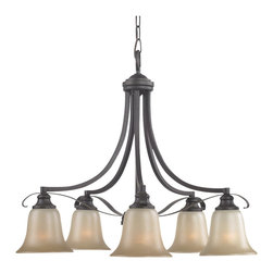 Royce Lighting - Royce Lighting Fulton 5 Light Chandelier Energy Star Oil Rubbed Bronze - Chandeliers
