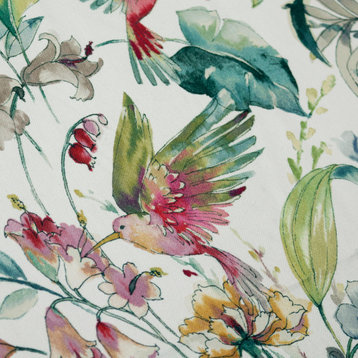 Birdy Love Printed Cotton Fabric By The Yard, Printed Cotton Fabric, Upholstery