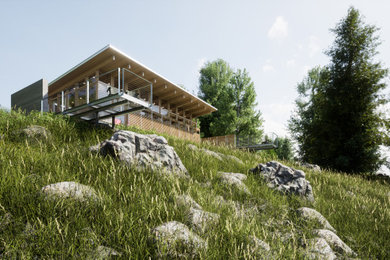 Modern exterior home idea in Other