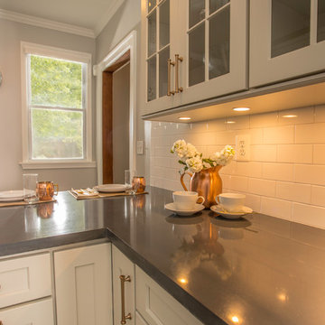 Bourbon Sidecar Modern Kitchen Remodel (Detroit, MI)a