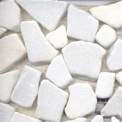 White Fantasy Meshed Pebbles - Products